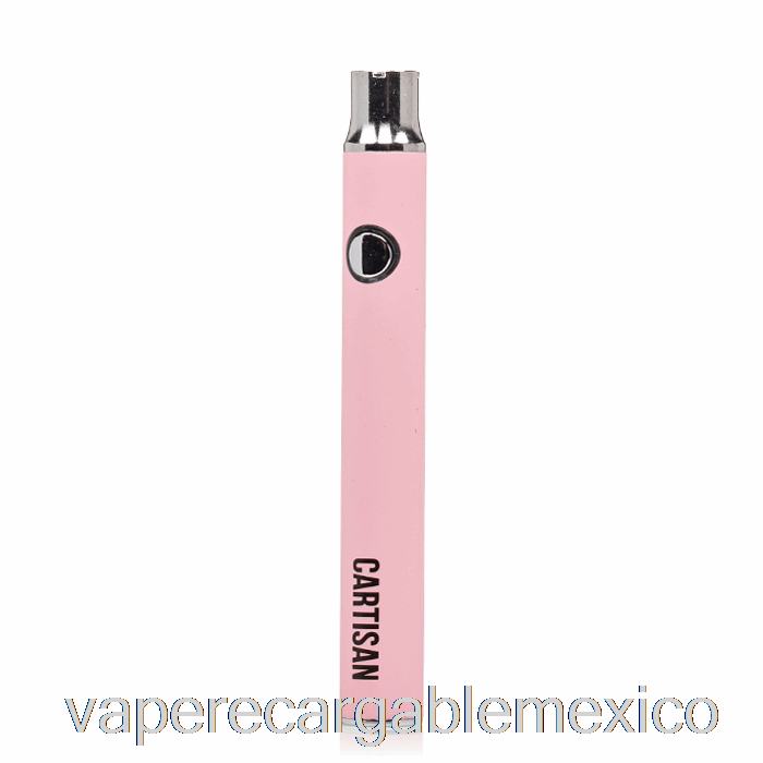 Vape Recargable Carisan Boton Vv 350 510 Bateria Rosa